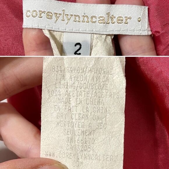 ANTHROPOLOGIE Corey Lynn Calter Slice of Lime Vintage Look Fit Flare Dress 2 XS - Picture 12 of 12